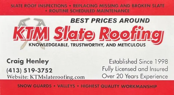 KTM Slate Roofing