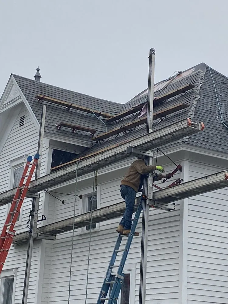 Emergency metal roofing installation after storm damage across Edwards, NY - Kuhn Construction
