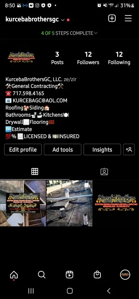 Slide of Kurceba Brothers General Contracting