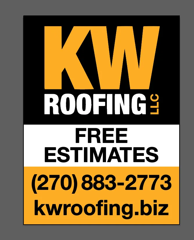 Slide of KW Roofing