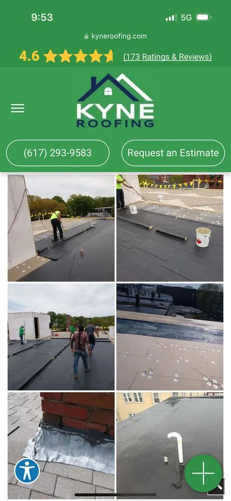 Slide of Kyne Roofing