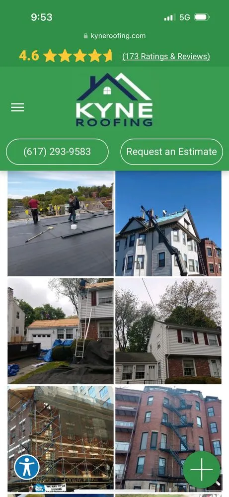 Slide of Kyne Roofing