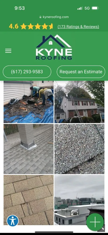 Slide of Kyne Roofing