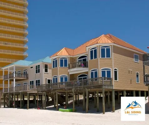 L & L Siding Contractors Logo