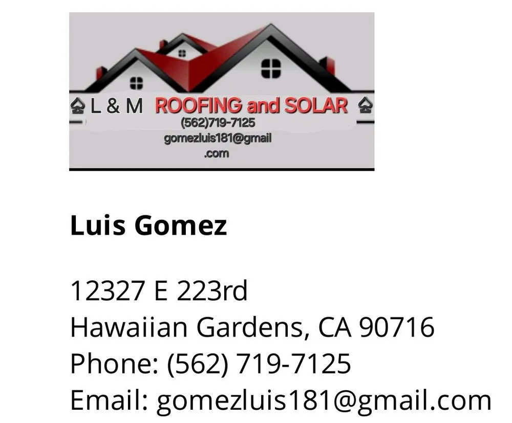 Trusted roof installation in Hawaiian Garden, CA - L & M Roofing & Solar