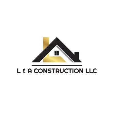 L and A Construction Logo