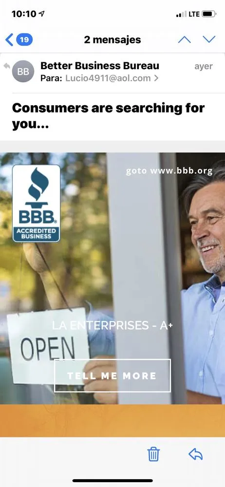 Slide of LA Enterprises