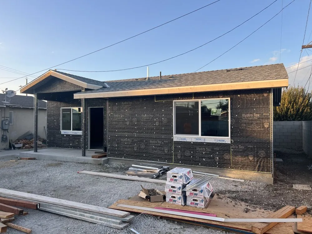 Slide of La Habra Construction