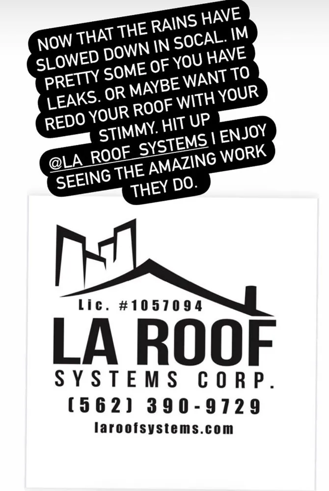 Slide of LA Roof Systems Corporation