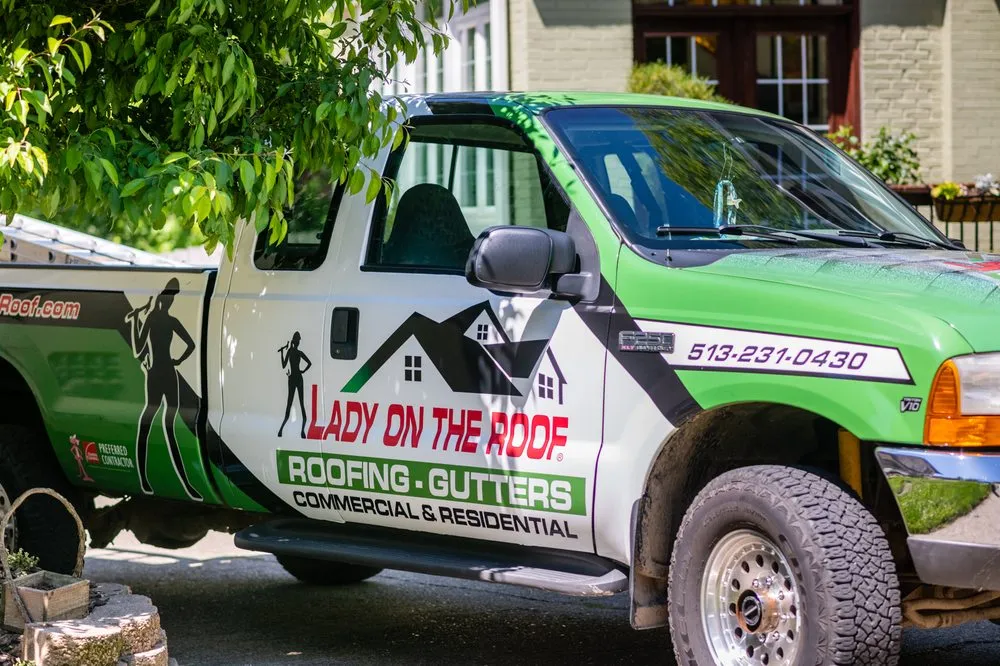 Slide of Lady On The Roof