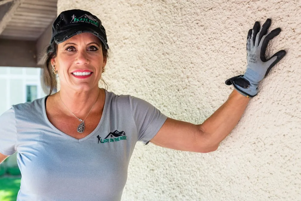 Slide of Lady On The Roof