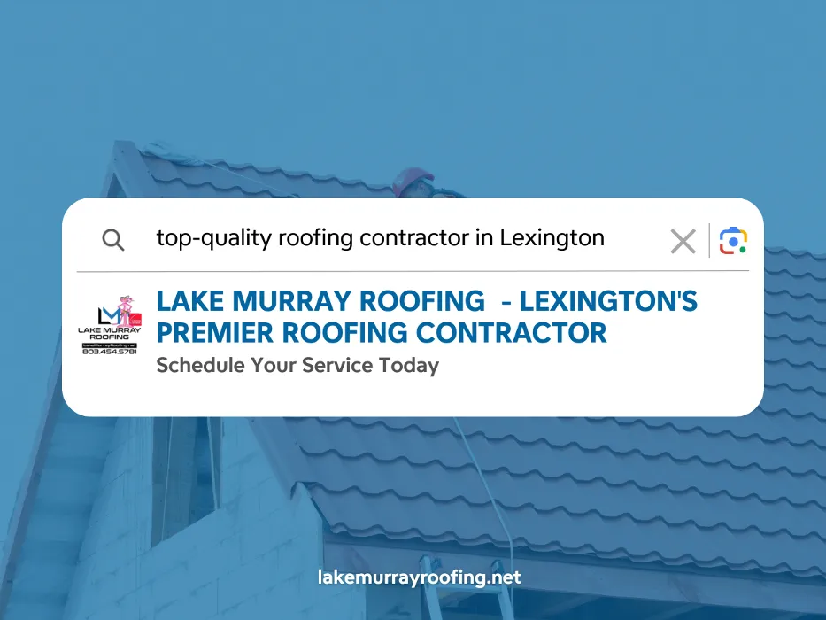 Slide of Lake Murray Roofing