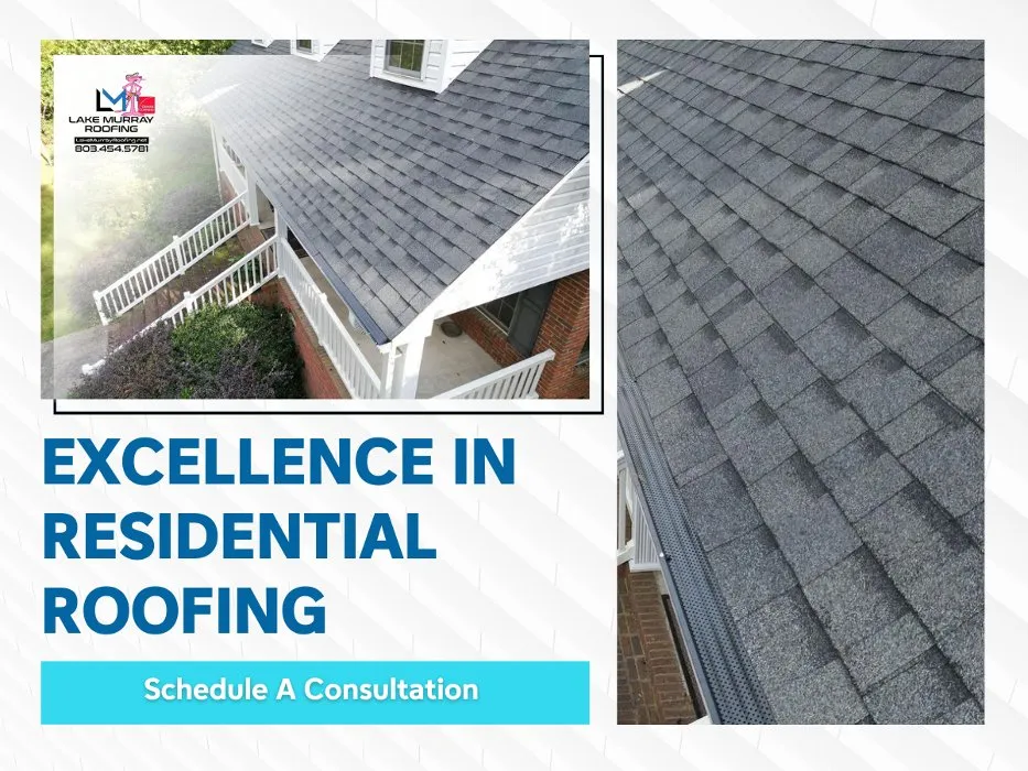 Slide of Lake Murray Roofing