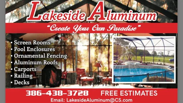 Slide of Lakeside Aluminum