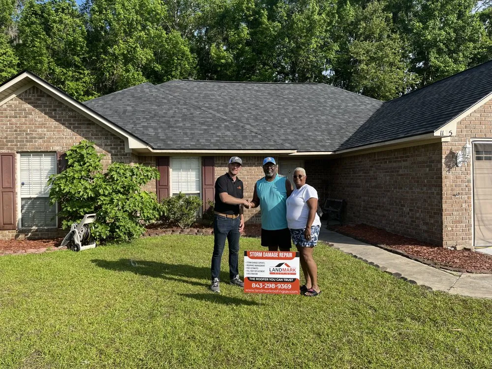 Slide of Landmark Roofing