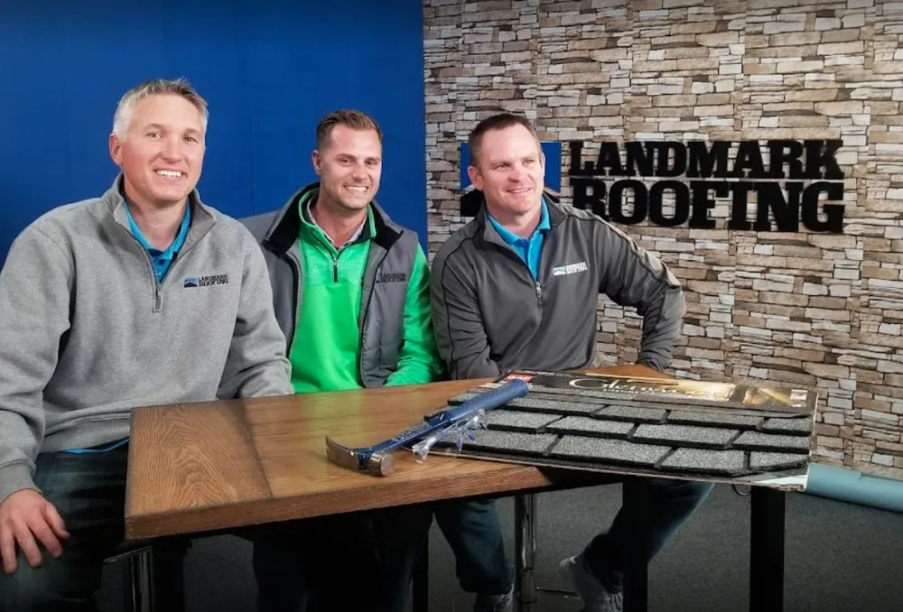 Slide of Landmark Roofing