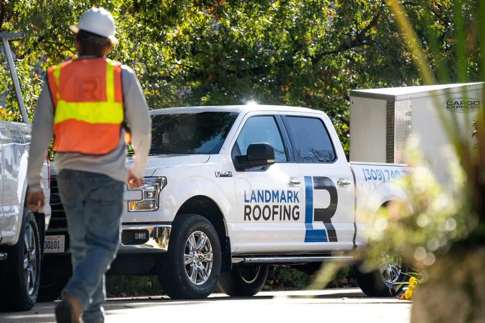 Slide of Landmark Roofing