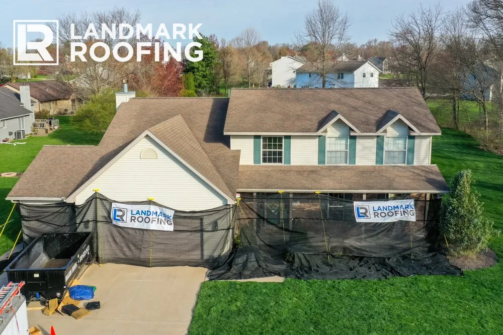 Slide of Landmark Roofing