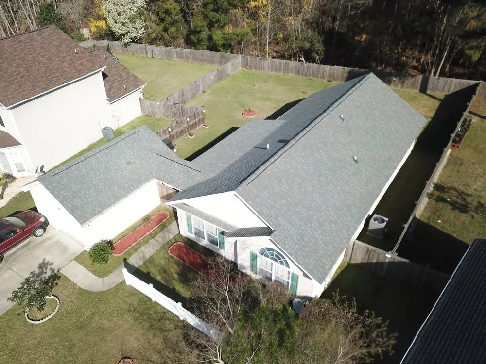 Slide of LandShark Roofing