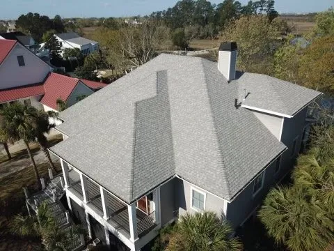 Slide of LandShark Roofing