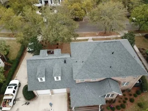 Slide of LandShark Roofing