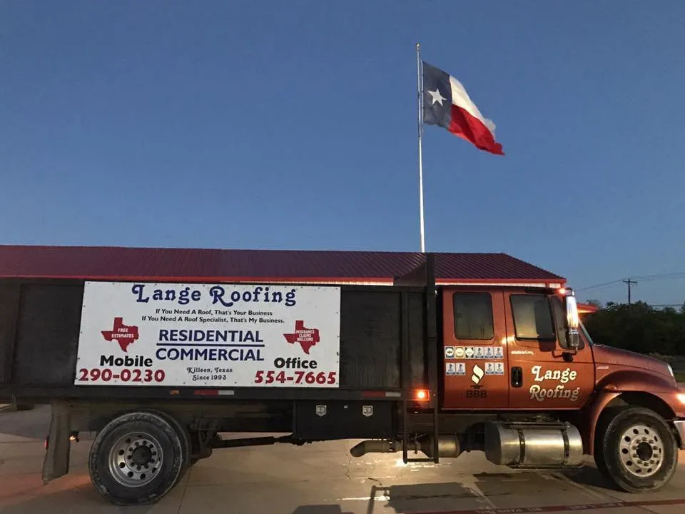Slide of Lange Roofing