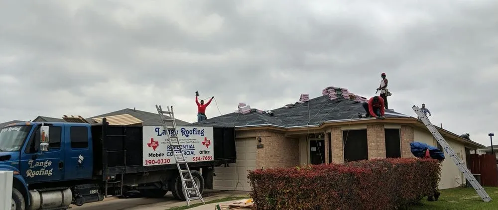 Slide of Lange Roofing