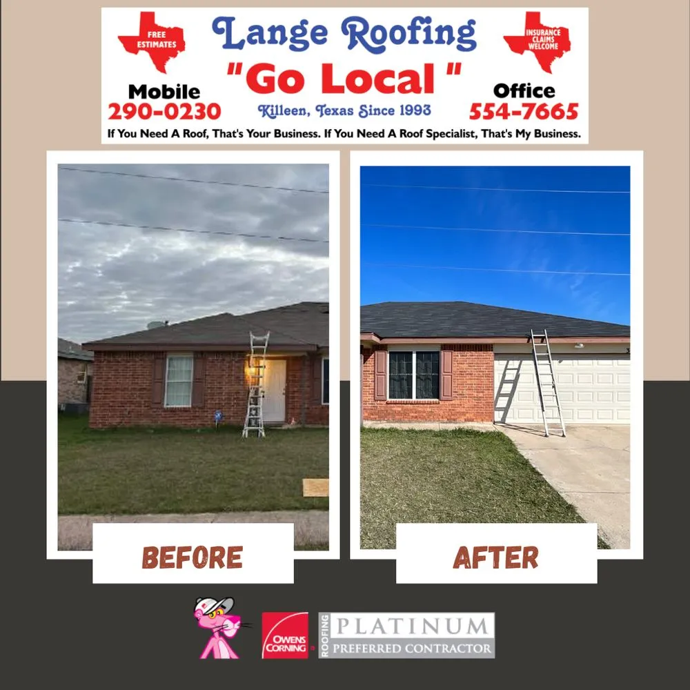 Slide of Lange Roofing