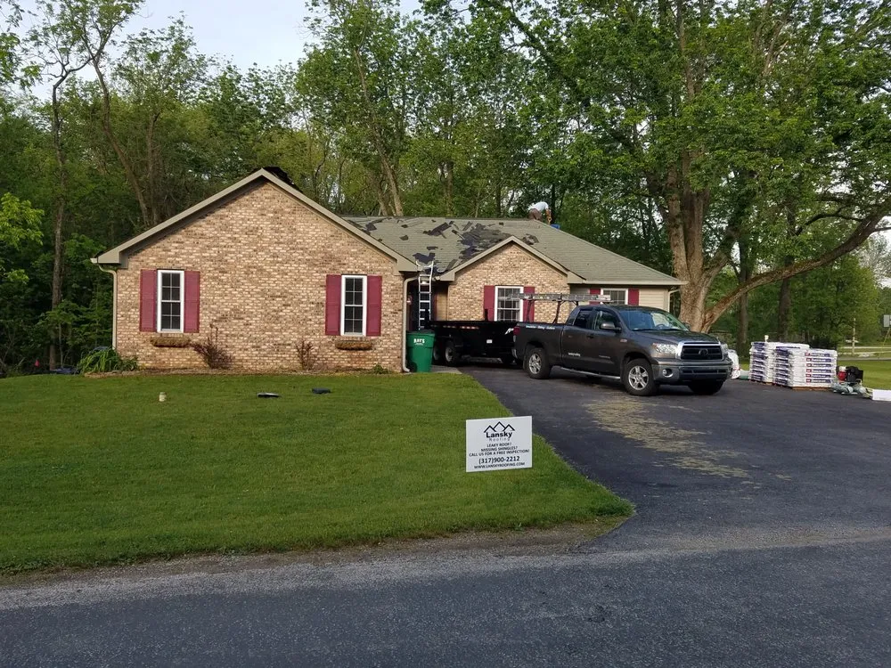 Slide of Lansky Roofing