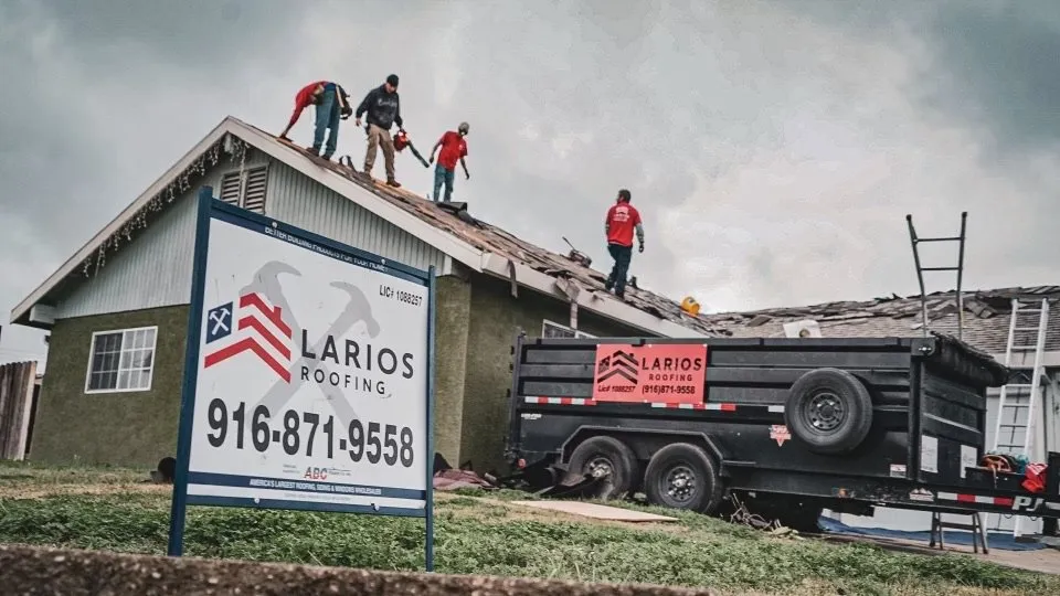 Slide of Larios Roofing
