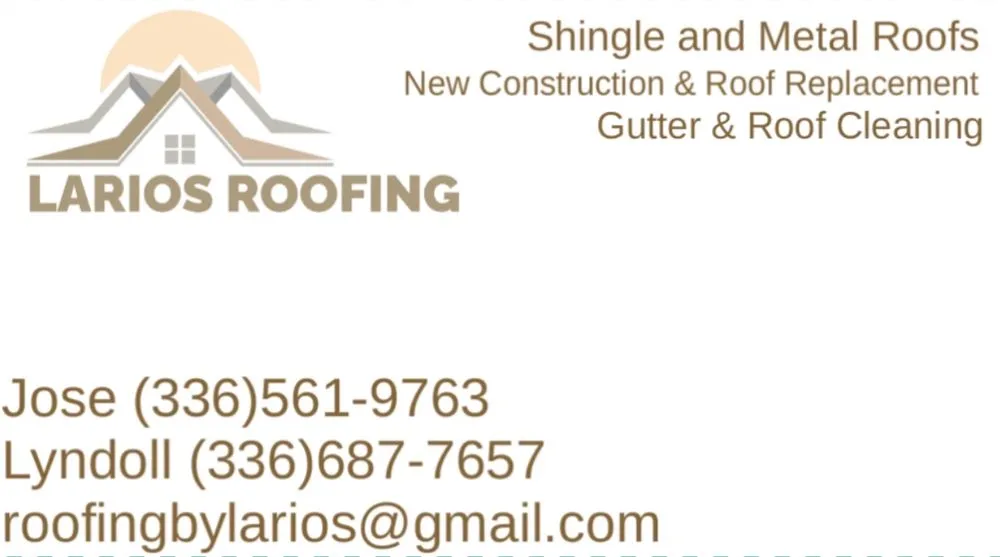 Slide of Larios Roofing