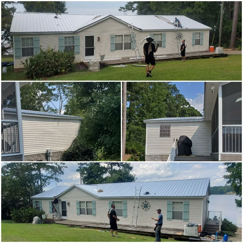 Local storm damage roof repair for residential properties in Warrenville, SC by Larry Kuhn Roofing and More