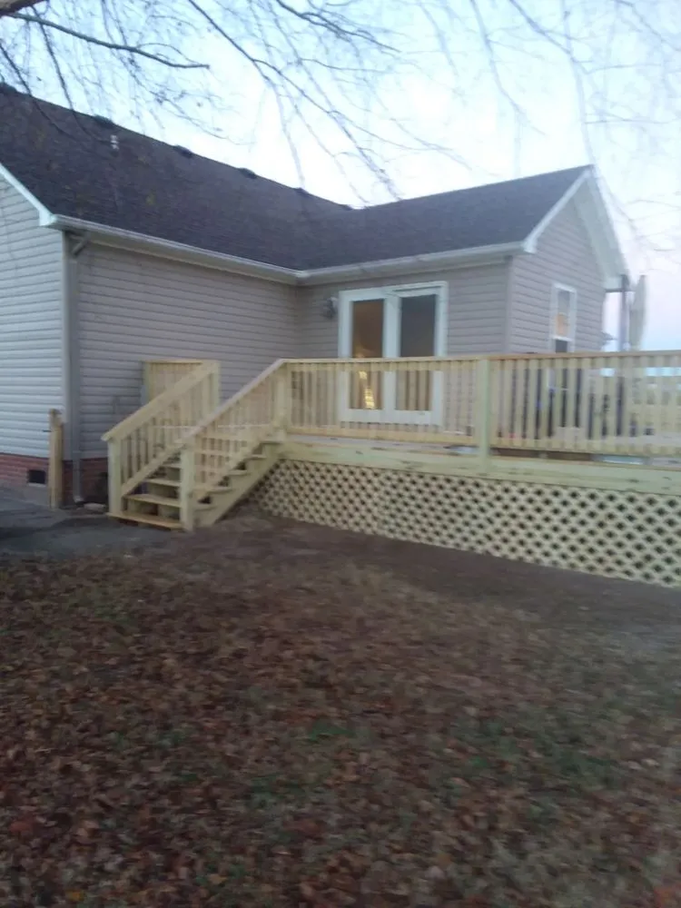 Slide of Lawn To Roof Repair