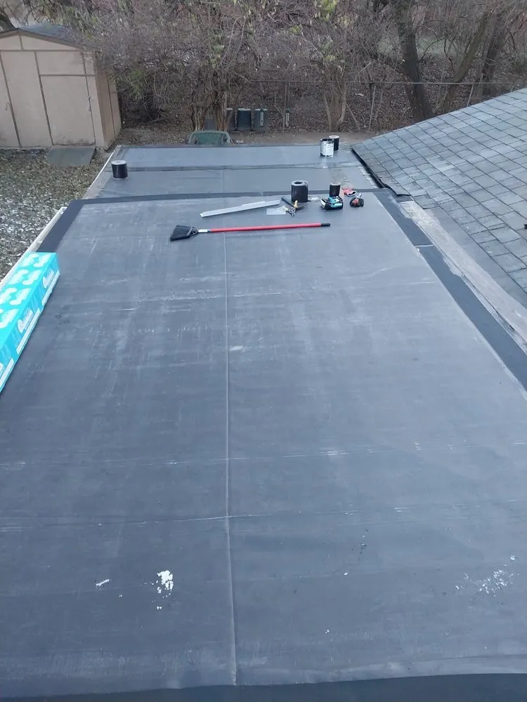 Slide of Lawson's Roofing