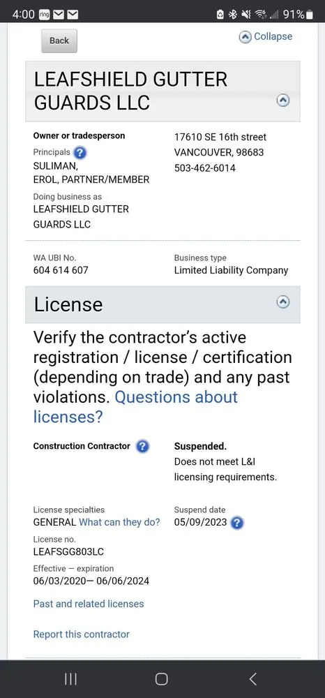 Slide of Leafshield Gutter Guards