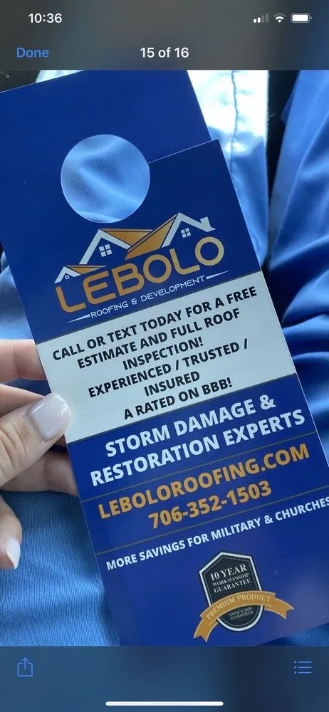 Slide of Lebolo Roofing and Development