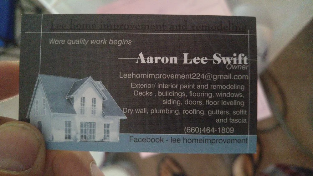 Slide of Lee's Home Improvement