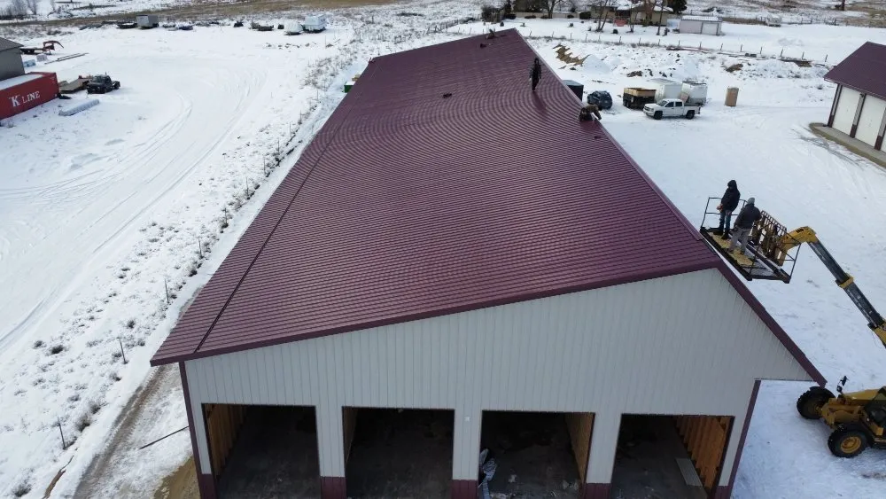 Slide of Lee's Roofing