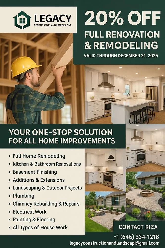 Slide of Legacy Construction & Landscaping