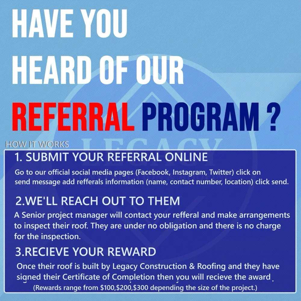 Slide of Legacy Construction & Roofing