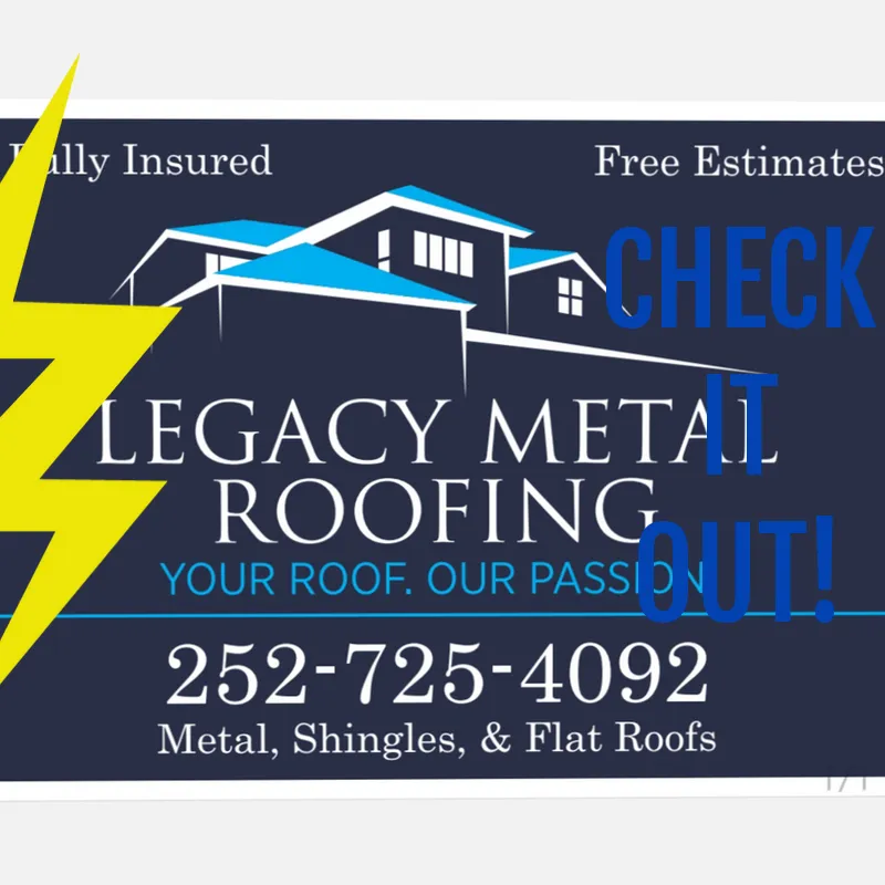 Emergency metal roofing installation for homes across New Port, NC - Legacy Metal Roofing