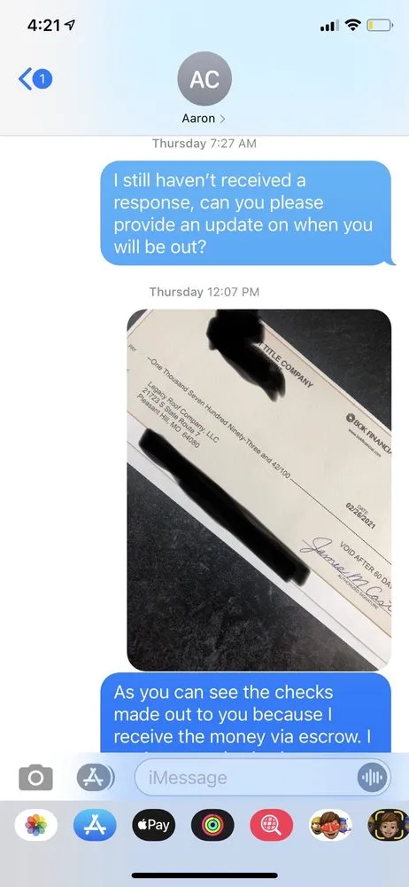 Slide of Legacy Roof Company