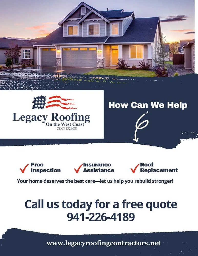 Slide of Legacy Roofing On The West Coast