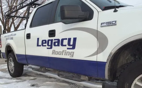 Slide of Legacy Roofing Services