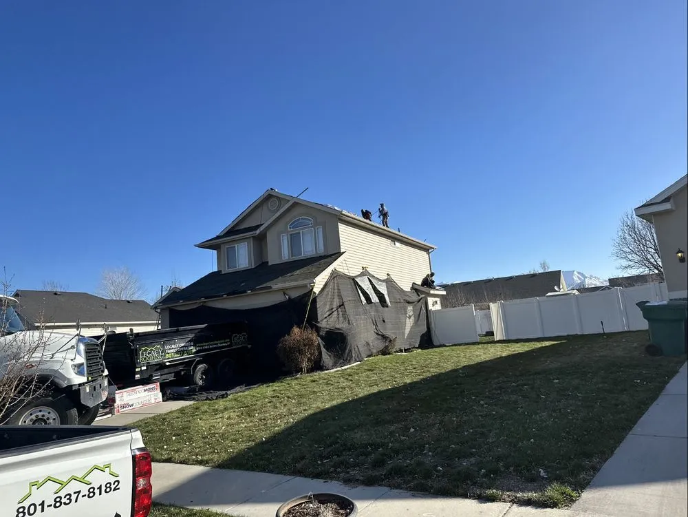 Slide of Legacy Roofing Utah
