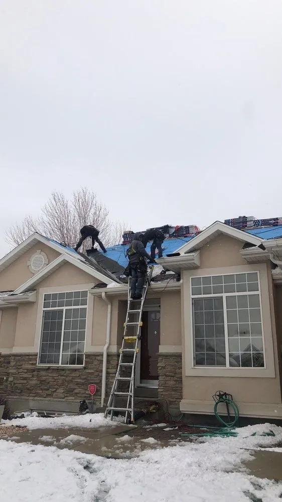 Slide of Legacy Roofing Utah
