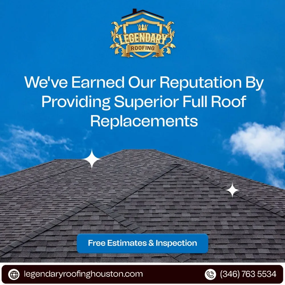 Slide of Legendary Roofing Houston