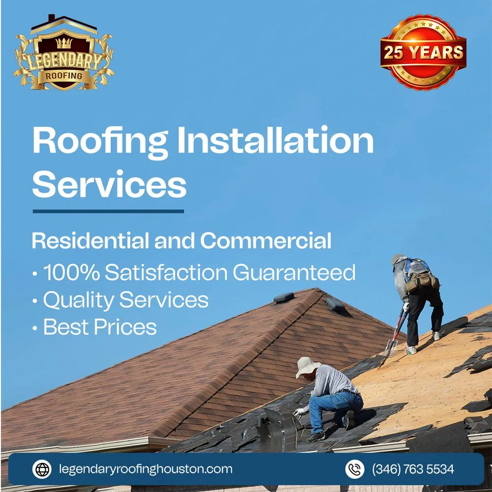 Slide of Legendary Roofing Houston