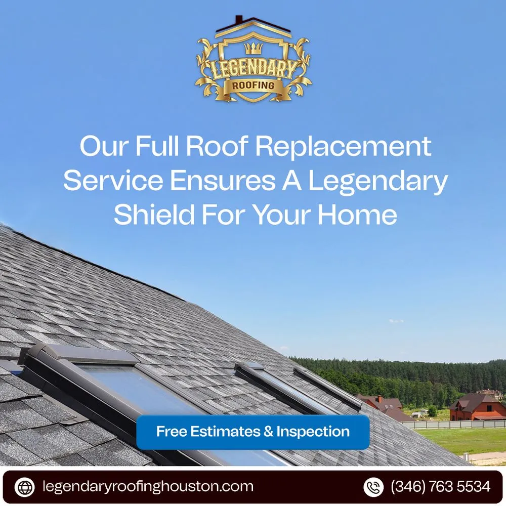 Slide of Legendary Roofing Houston