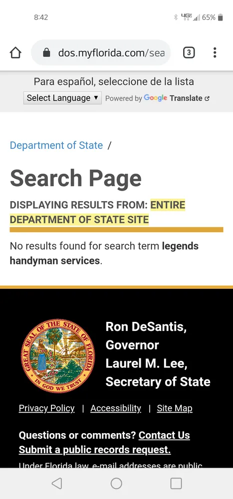 Slide of Legends Handyman Service